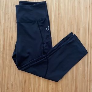 CNC Capris / Cropped Leggings in Black